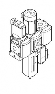 Bộ lọc - Service unit combination MSB4-1/4:C3J2F3-WP 542300- festo