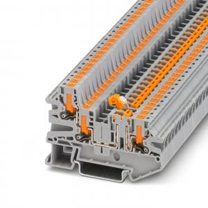 Cầu đấu Phoenix Contact: PTV 2,5-TWIN-MT - Knife-disconnect terminal block 1079066