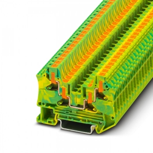 Cầu đấu tiếp địa Phoenix Contact: PTV 4-QUATTRO-PE - Ground terminal 1088736