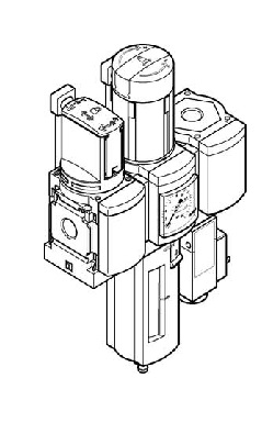 Bộ lọc - Service unit combination MSB4-1/4:C3J2F3-WP 542300- festo