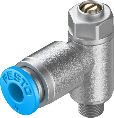 Van tiết lưu một chiều - One-way flow control valve GRLA-M5-QS-4-D (193138) - Festo